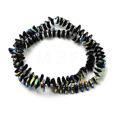 Electroplate Glass Beads Strands EGLA-S176-05A-B15-1