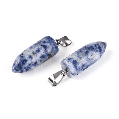 Natural Sodalite Pendants G-N349-16P-03-1