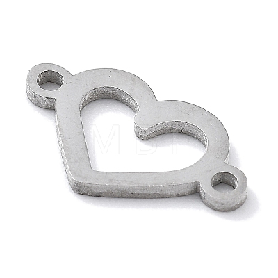 304 Stainless Steel Hollow Connector Charms STAS-R003-05P-1
