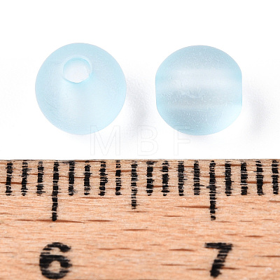 Transparent Acrylic Ball Beads FACR-R021-8mm-06-1
