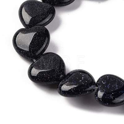 Synthetic Blue Goldstone Beads Strands G-I372-A12-02-1