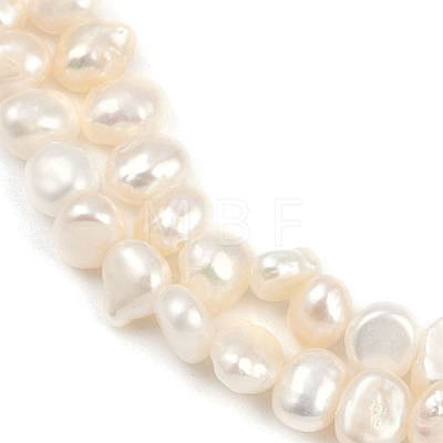 Natural Cultured Freshwater Pearl Beads Strands PEAR-P064-19D-08A-1