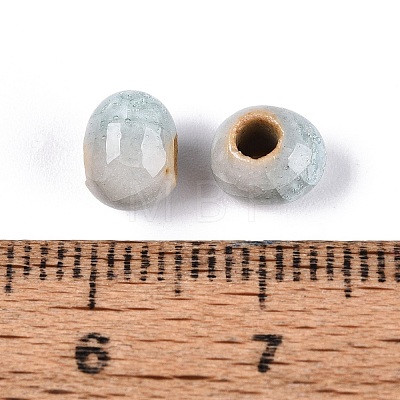 Handmade Crackle Porcelain Beads PORC-Q008-06A-08-1