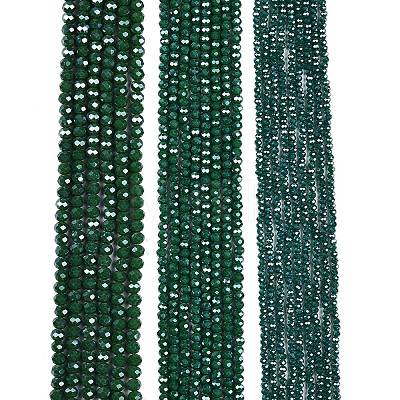 Electroplate Glass Beads Strands EGLA-A044-P4mm-A09-1