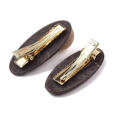 Alloy & Resin Alligator Hair Clips OHAR-B007-08A-1