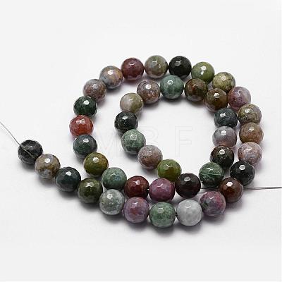 Natural Indian Agate Beads Strands G-D840-51-12mm-1