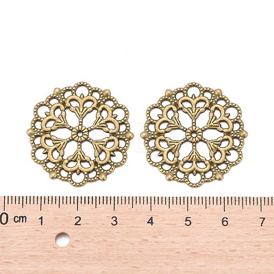 Tibetan Style Filigree Joiners Links TIBE-A11623-AB-FF-1