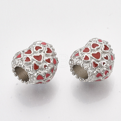 Alloy European Beads MPDL-S067-37-1