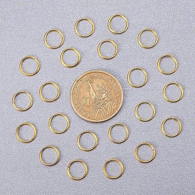 Brass Jump Rings KK-PH0006-10mm-G-1