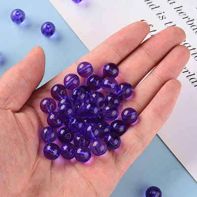 Transparent Acrylic Beads MACR-S370-A10mm-748-1