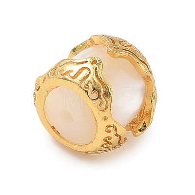Natural White Shell Column Beads GG-D002-01G-03-1