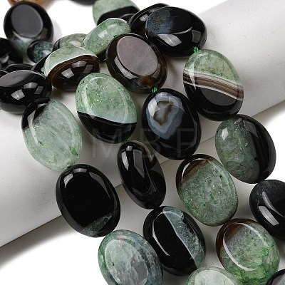 Natural Agate Beads Strands G-F820-N01-01C-1