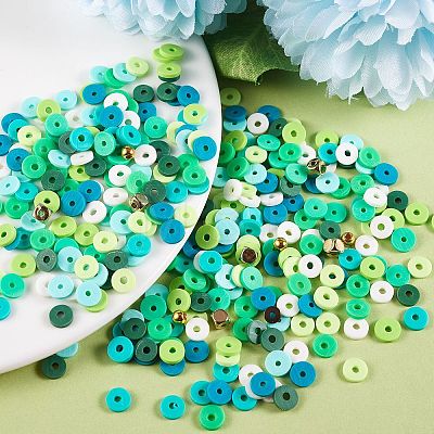 1770Pcs Polymer Clay Beads DIY Jewelry Making Finding Kit DIY-SZ0006-51B-1