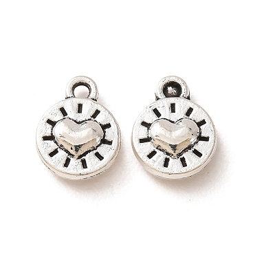 Tibetan Style Alloy Charms AL-CBA5212-05AS-1