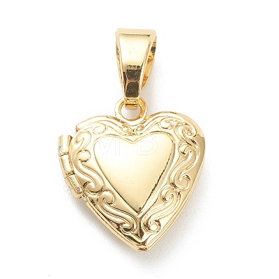 Brass Locket Pendants LS-KK-P199-15G-1