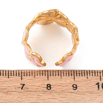 304 Stainless Steel Cuff Rings RJEW-D334-03G-1