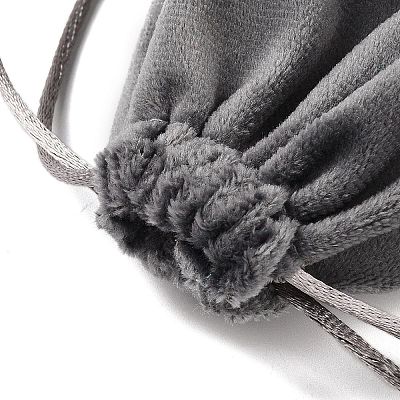 Velvet Jewelry Drawstring Storage Pouches ABAG-P013-02C-07-1