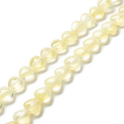 Transparent Glass Beads Strand GLAA-F112-01D-1