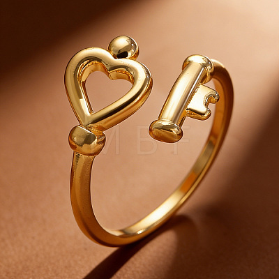 Brass Cuff Open Rings for Women WGE04FF-01-1