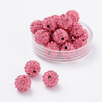 Pave Disco Ball Beads RB-H258-10MM-209-1