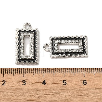 Alloy with Rhinestone Pendants FIND-B032-21P-1