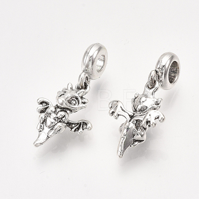 Alloy European Dangle Charms MPDL-S067-024AS-1
