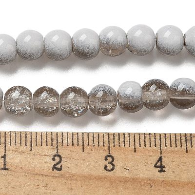 Crackle Glass Beads X1-GLAA-U001-6mm-06-1