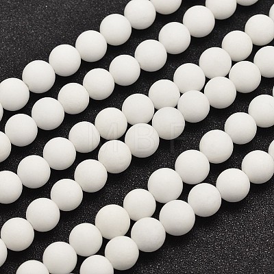 Natural Malaysia Jade Beads Strands G-A152-G-8mm-1