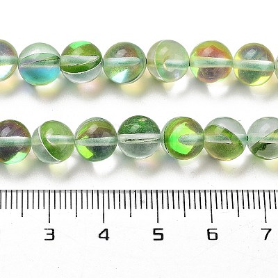 Transparent Glass Beads GLAA-B022-8mm-18-1