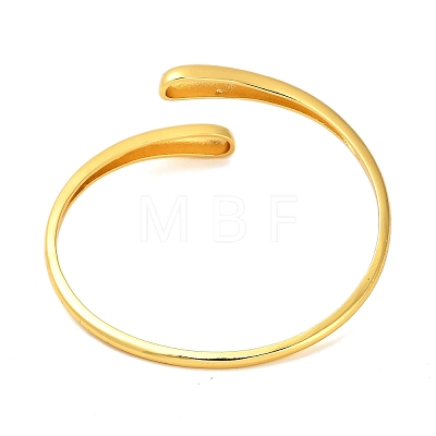 Brass Open Cuff Bangles for Women BJEW-M312-09G-1