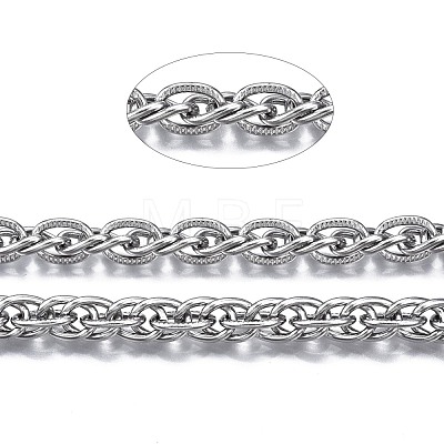 304 Stainless Steel Rope Chains CHS-T003-30B-P-1