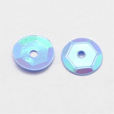 Plastic Paillette Beads PVC-A002-8mm-04-1