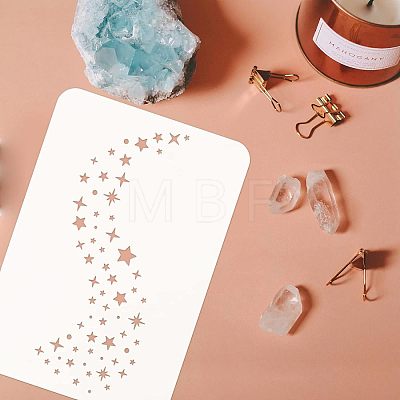 Plastic Reusable Drawing Painting Stencils Templates DIY-WH0202-363-1