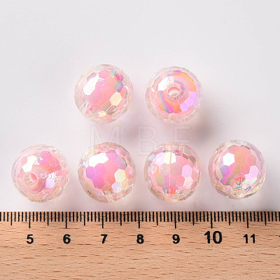 Transparent Acrylic Beads TACR-S152-14B-A01-1