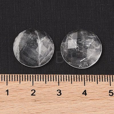 Natural Quartz Crystal Rock Crystal Cabochons G-C146-03N-1