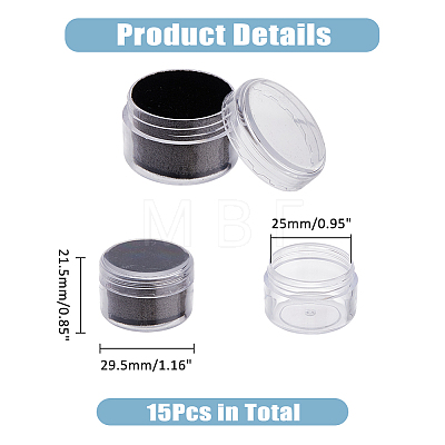 Plastic Loose Diamond Boxes CON-WH0097-08A-1