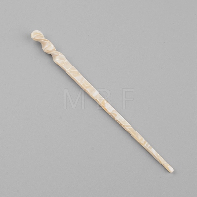 Resin Updo Hair Pins Clips OHAR-WH0018-10A-1