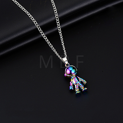 Alloy Pendant 201 Stainless Steel  Chain Necklaces for Men FS-WG0EA78-09-1