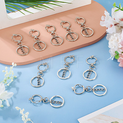 10Pcs Alloy Keychains KEYC-TA0004-76-1
