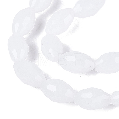 Imitation Jade Glass Beads Strands GLAA-N071-01A-B01-1