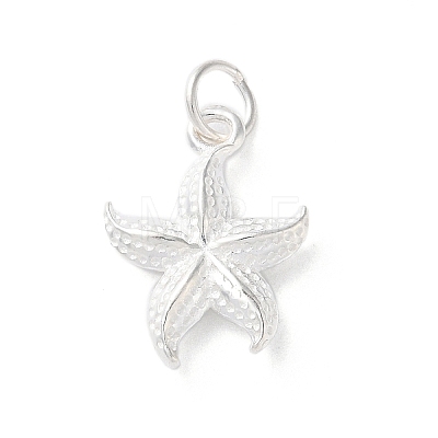 925 Sterling Silver Starfish Pendants LS-STER-E071-02S-01-1