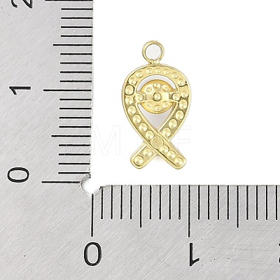 Ion Plating(IP) 304 Stainless Stee Micro Pave Cubic Zirconia Pendants STAS-P366-27G-1