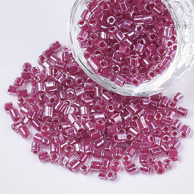 8/0 Two Cut Glass Seed Beads SEED-S033-10A-01-1