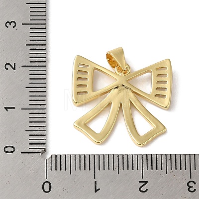 Rack Plating Brass Micro Pave Cubic Zirconia Pendants KK-B092-12G-1