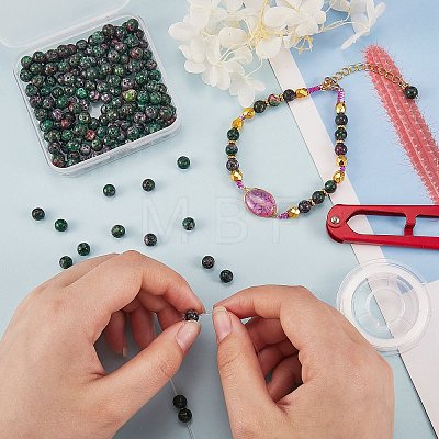 DIY Stretch Bracelet Making Kits G-SZ0001-55A-1