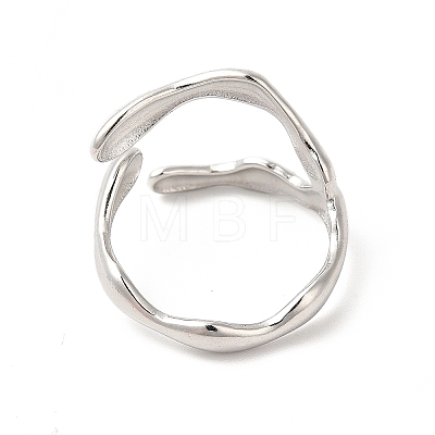 304 Stainless Steel Cuff Finger Ring X-RJEW-E063-32P-1