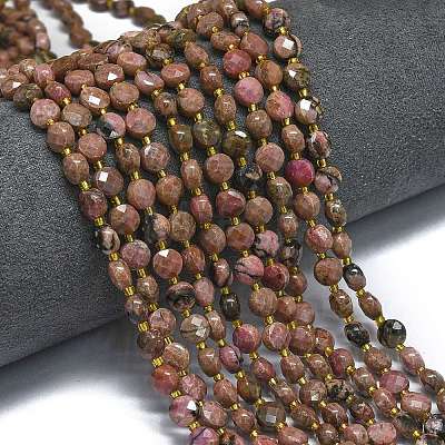 Natural Rhodonite Beads Strands G-K389-B61-01-1