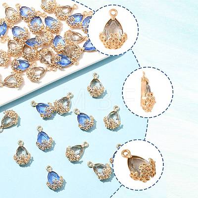 20Pcs Rhinestone Pendants FIND-FS0004-75B-1
