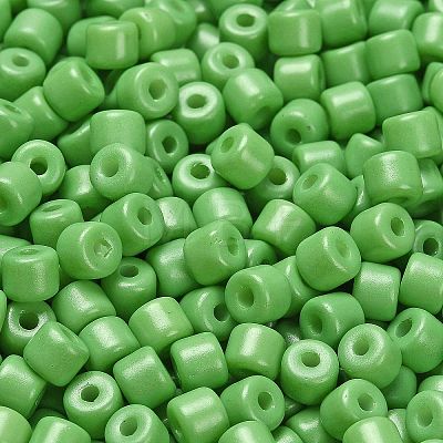 Baking Paint Pearlized Glass Seed Beads SEED-C001-04A-16-1