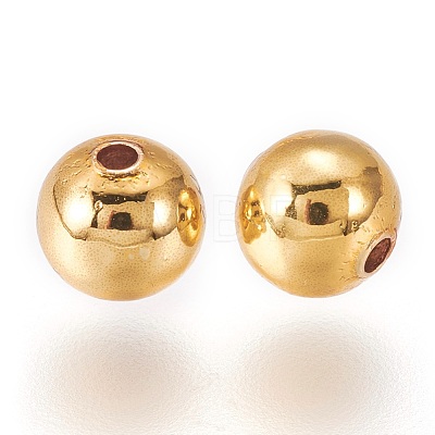 Brass Beads KK-E759-6mm-09G-1